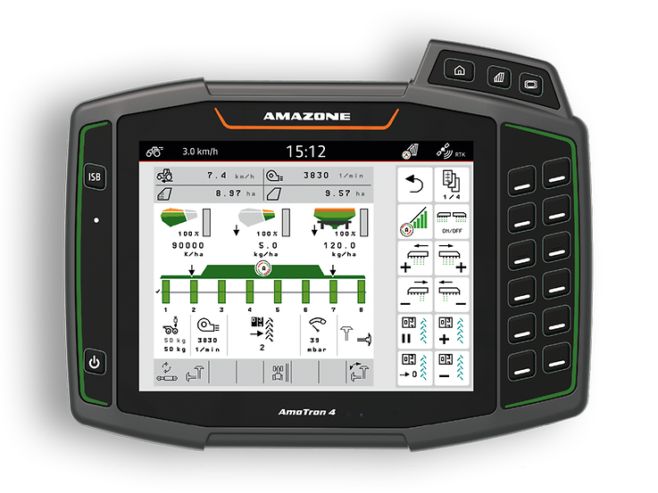 Perfekt entwickelte Maschinen­bedienung von AMAZONE (1) AMATRON4_Precea_01_d1_220211_CMS