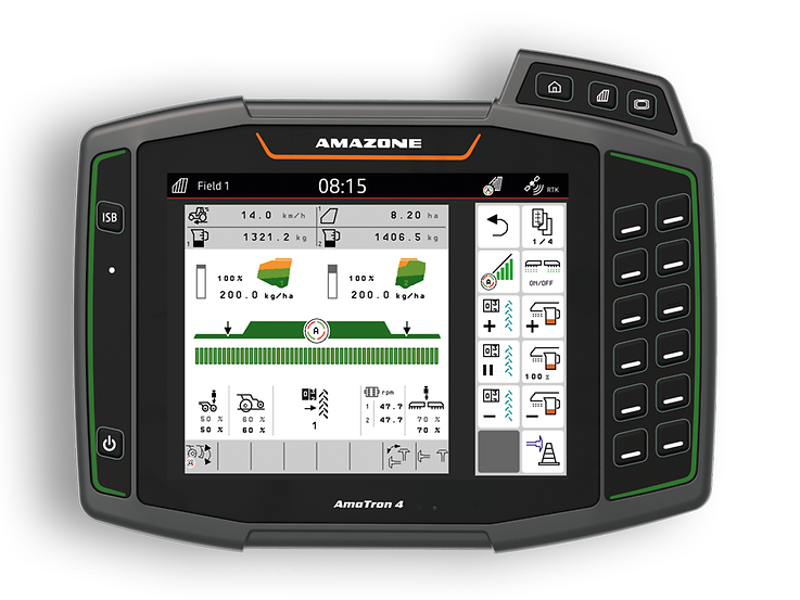 Perfekt entwickelte Maschinen­bedienung von AMAZONE (1) AMATRON4_Tag-Nacht-Modus01_d2_190820_d1_231025_Cirrus_Grand_CMS