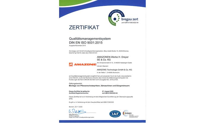 zert QM 01-08-2019-04_Amazone Technologie Bramsche