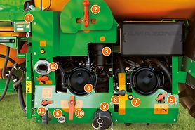 Az UX 11200 kezelőelemei